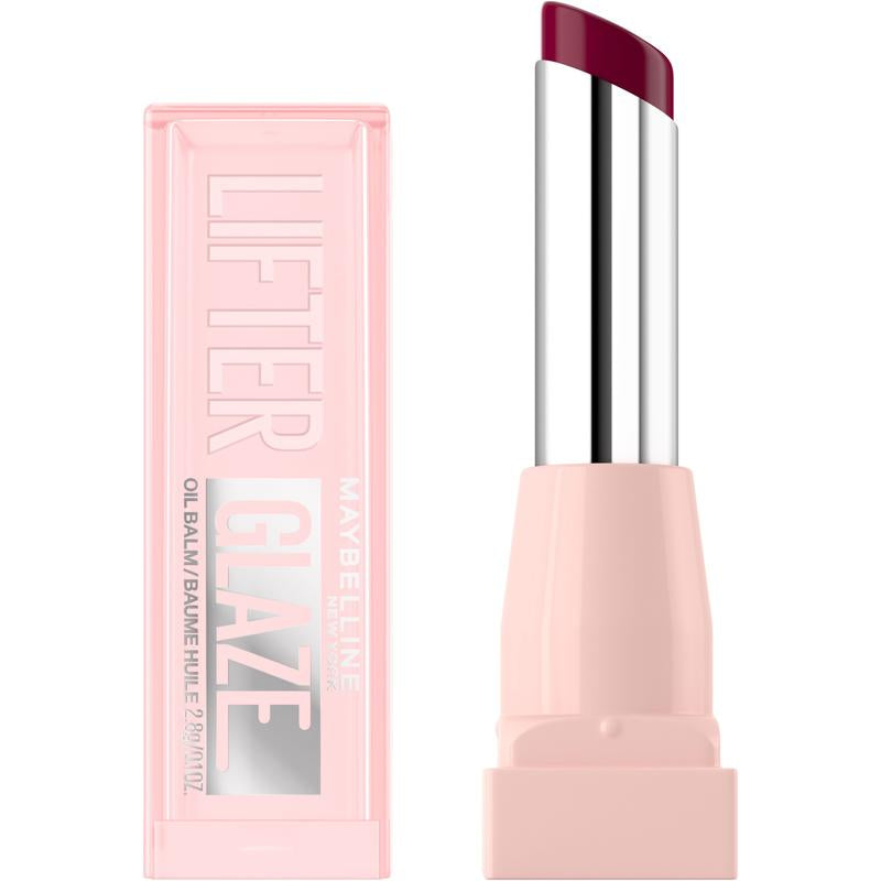 Lifter Glaze Oil Balm with Hyaluronic Acid and Hydrating Oil Blend, Lip Balm with 24Hrs of Smooth, Buildable Color, Moisturizing Shine, Maybelline